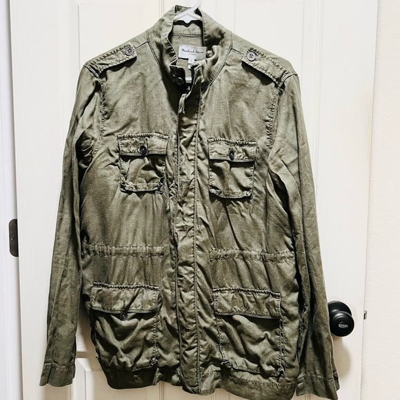 Michael Stars Frankie linen jacket medium - Picture 2 of 3